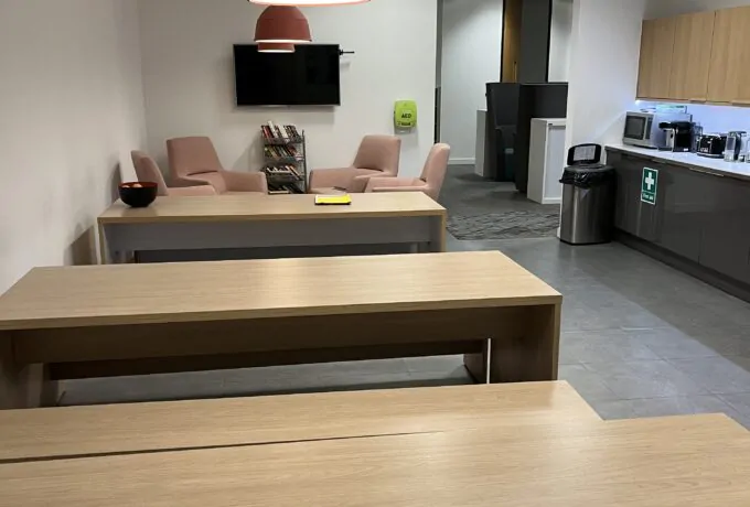 Office Cleaning Services - Kitchen Dining Area