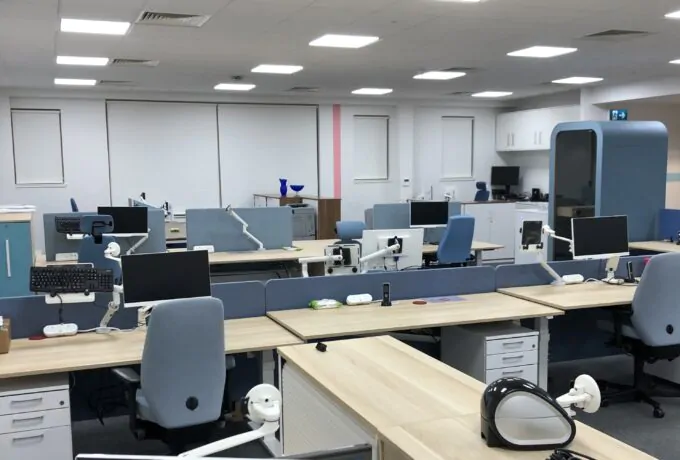 Office Cleaning Services - Busy Modern Office